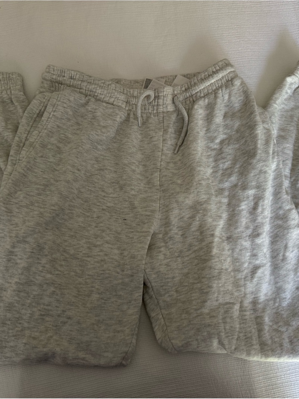 Divided Light Heather Gray Cozy Drawstring Sweatpants